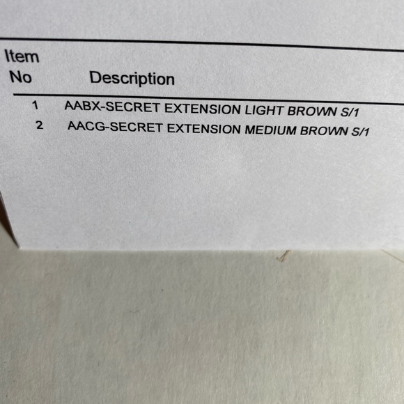 Secret extensions headband hair one with headband one without 18” length - Picture 6 of 8